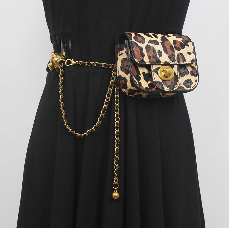 Trendy Fashion Rhombus Chain Lipstick Niche All-match Messenger Bag