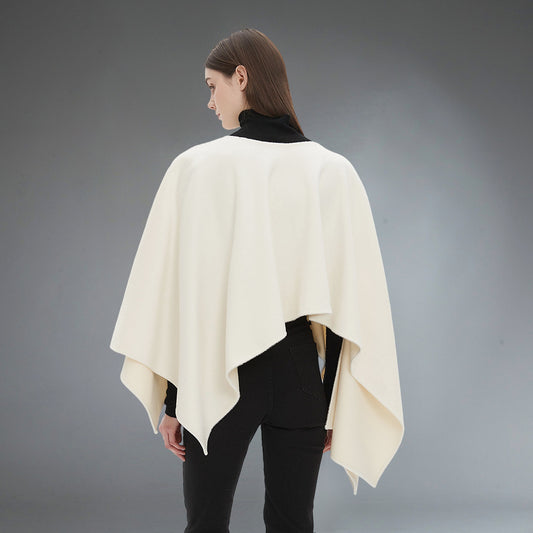 New Spring, Autumn And Winter Button Shawl