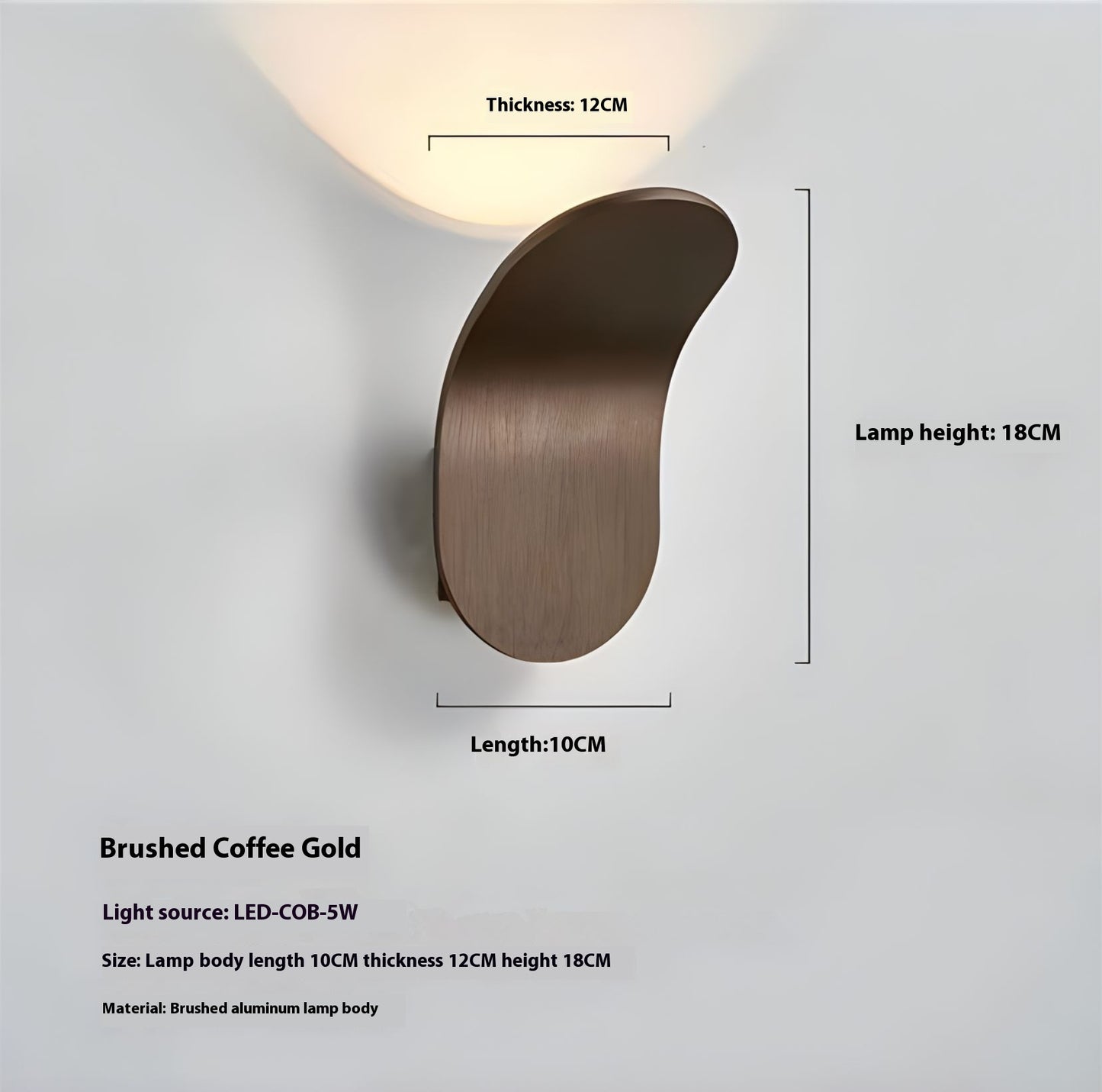 Simple Led Wall Lamp Bedroom Bedside Lamp Corridor Aisle Light