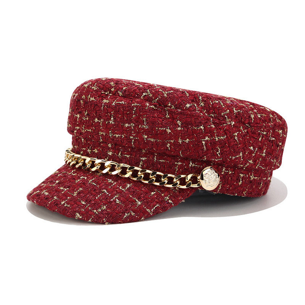 Hat Tweed Cap