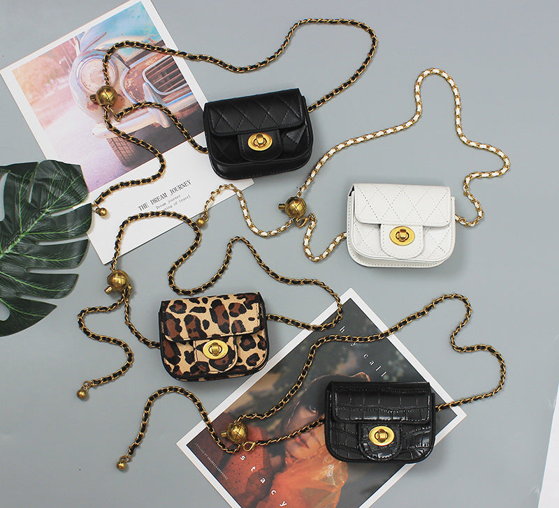 Trendy Fashion Rhombus Chain Lipstick Niche All-match Messenger Bag