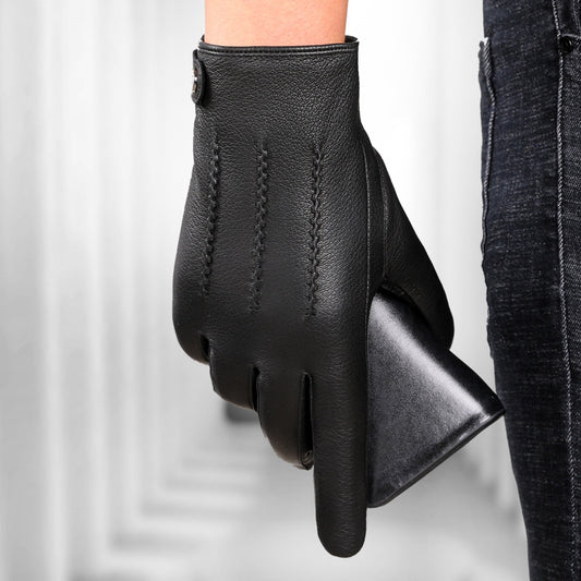 Signature Touchscreen Leather Gloves