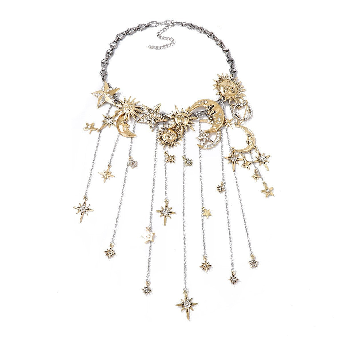 Sun Moon And Stars Necklace