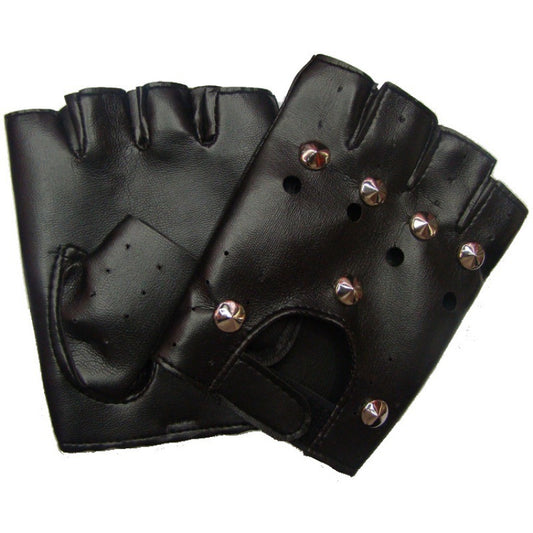 Stellar Studded Leather Gloves