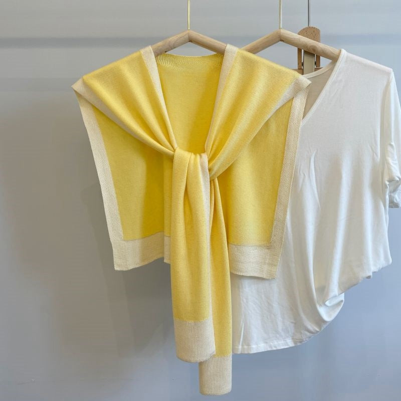 Scarf Matching Shirt Color Matching Classic Style Outer Wear Small Waistcoat