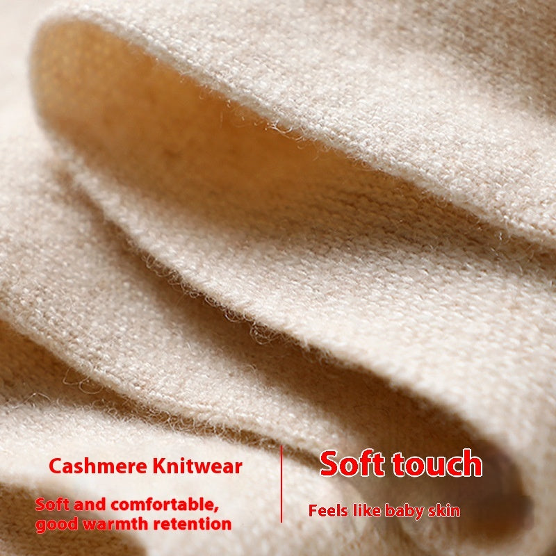 Women's Cashmere Shawl Knitting Cape Dual Purpose Scarf