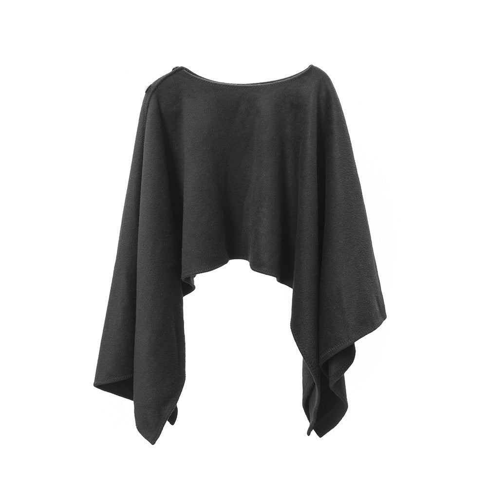 New Spring, Autumn And Winter Button Shawl