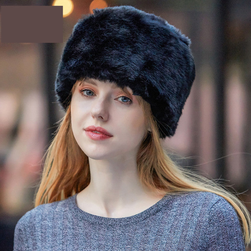 European And American Fashion Warm And Cold Rabbit Fur Hat