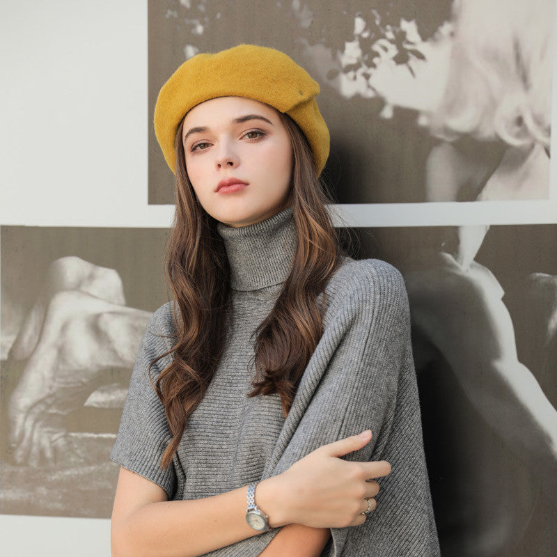 French Ladies Wool Beret