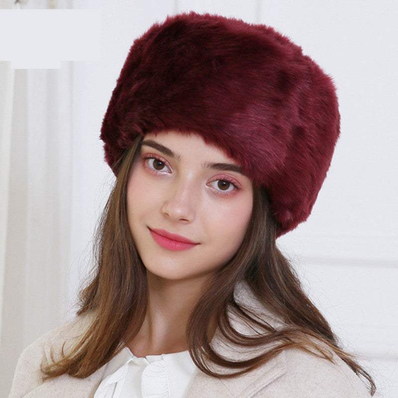European And American Fashion Warm And Cold Rabbit Fur Hat